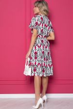 Платье "Малика" (бело-красное) П8832 LT Collection (Акция)