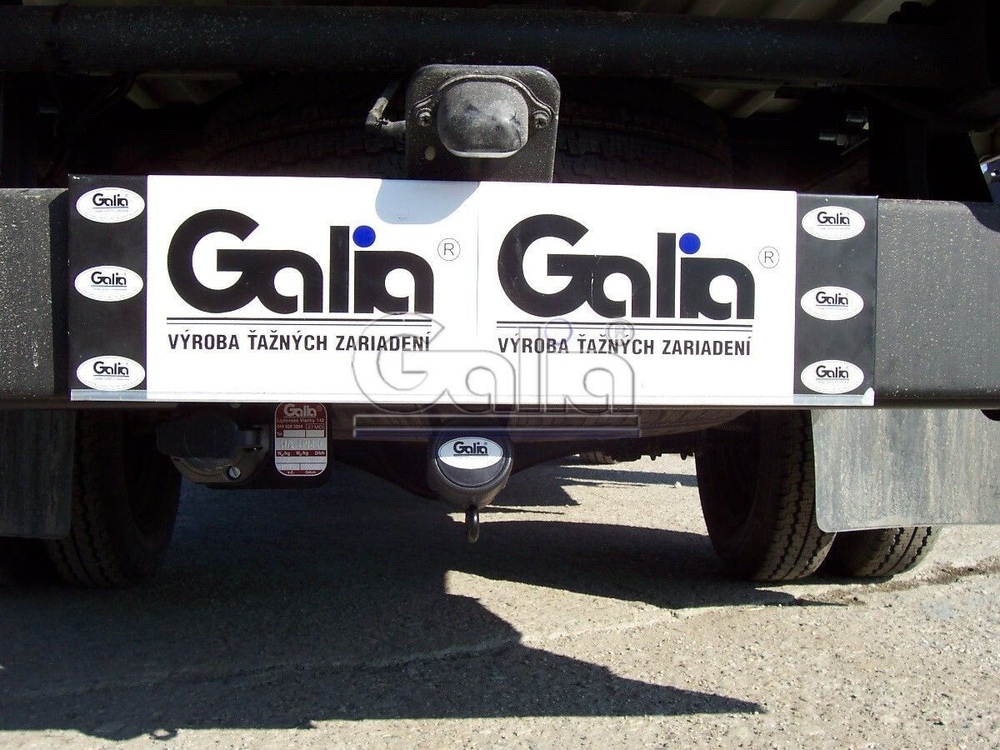 Фаркоп оцинкованный Galia K026C для KIA K 2500 бортовой 2003-(паспорт и сертификат в комплекте)(без электрики)