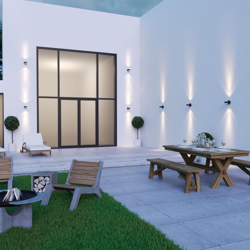 359304 STREET NT24 726 черный Светильник ландшафтный настенный IP65 LED 6W 4000K 175-265V CALLE