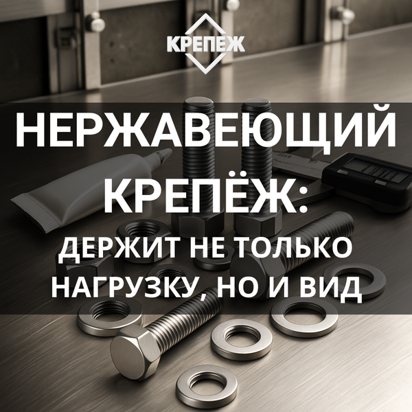 Нержавеющий крепёж: прочность и эстетика в одном