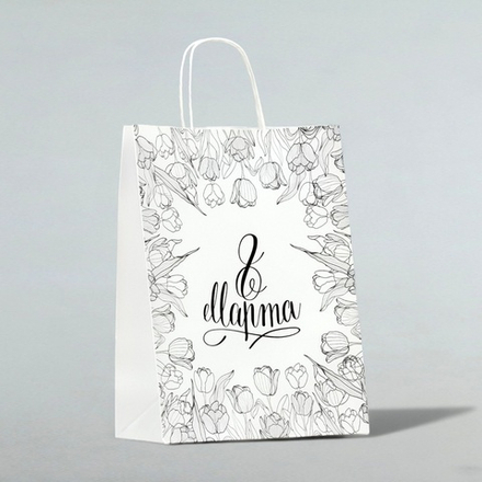 Пакет подарочный "8 марта", 24 х 10,5 х 32 см