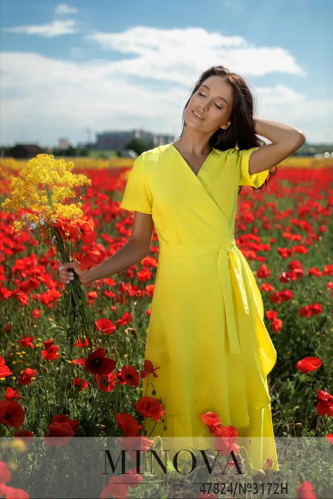Платье 3172Н-Желтый Minova