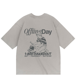 Футболка HAIDED OFFLINE DAY Серый