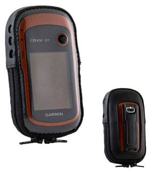 Garmin eTrex 10, 20, 22, 30, 32 чехол натуральная кожа, без зажима (02-108)