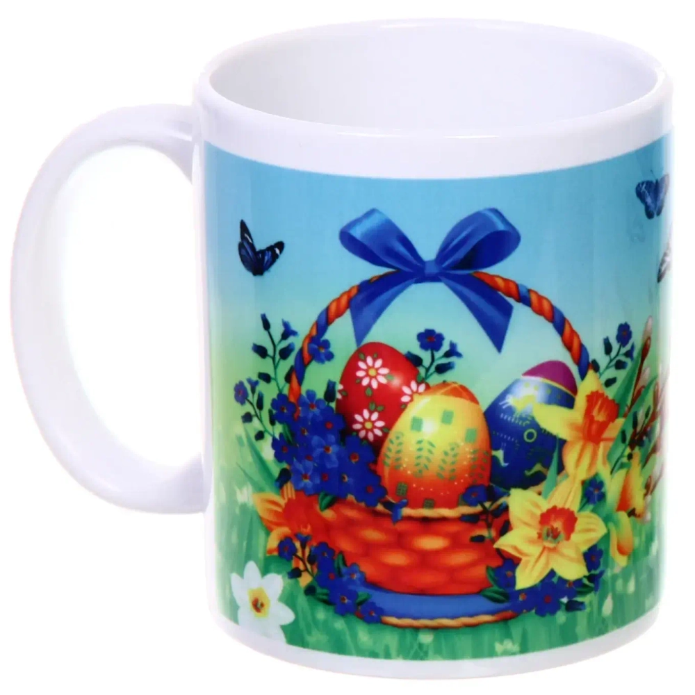 Кружка керамическая 330 мл «С праздником Светлой Пасхи»
