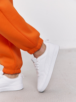 Брюки женские с начесом (оранжевый)