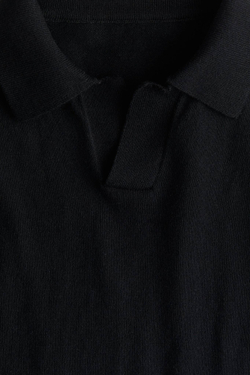 H&M Свитер-поло, черный