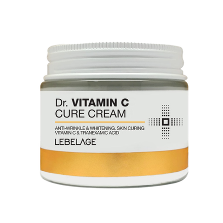 Осветляющий крем для лица с витамином С LEBELAGE Dr. Vitamin C Cure Cream 70 мл.