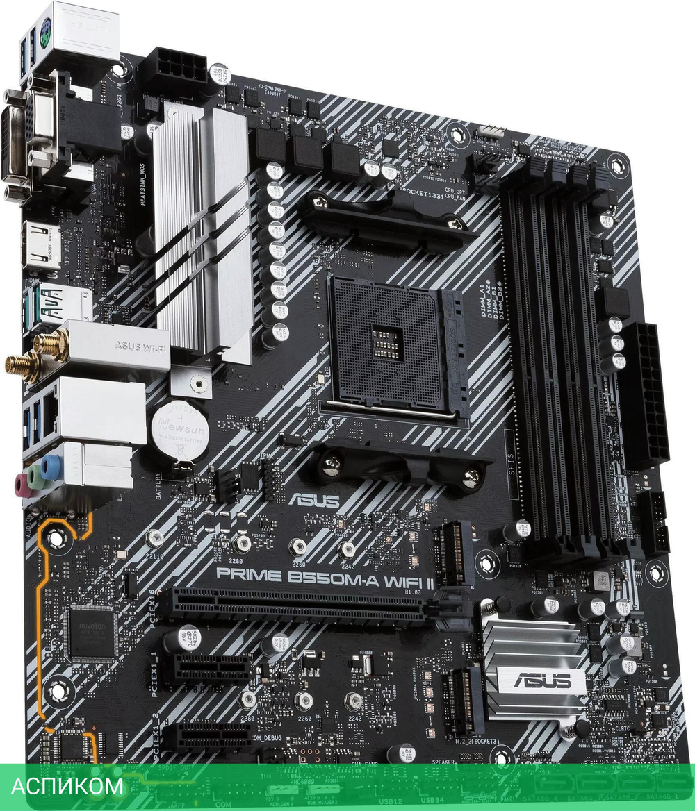 Материнская плата ASUS Prime B550M-A WiFi II DDR4