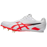 ASICS White Red Track And Field Shoes Unisex