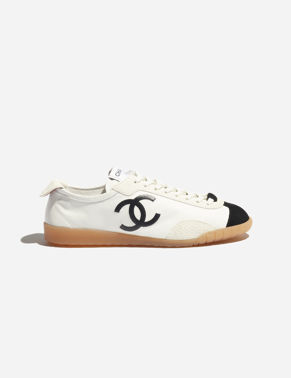 Кроссовки Chanel Trainers Calfskin Embossed Suede "White & Black"