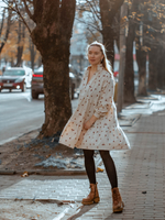 Уютное платье из теплого хлопка