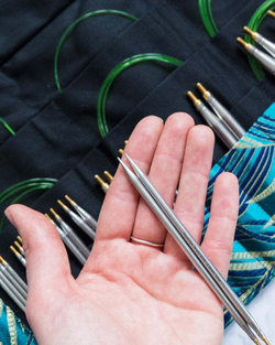 HiyaHiya Sharp Steel Deluxe Interchangeable Needle Set / Набор сменных спиц с особо ОСТРЫМИ кончиками Делюкс