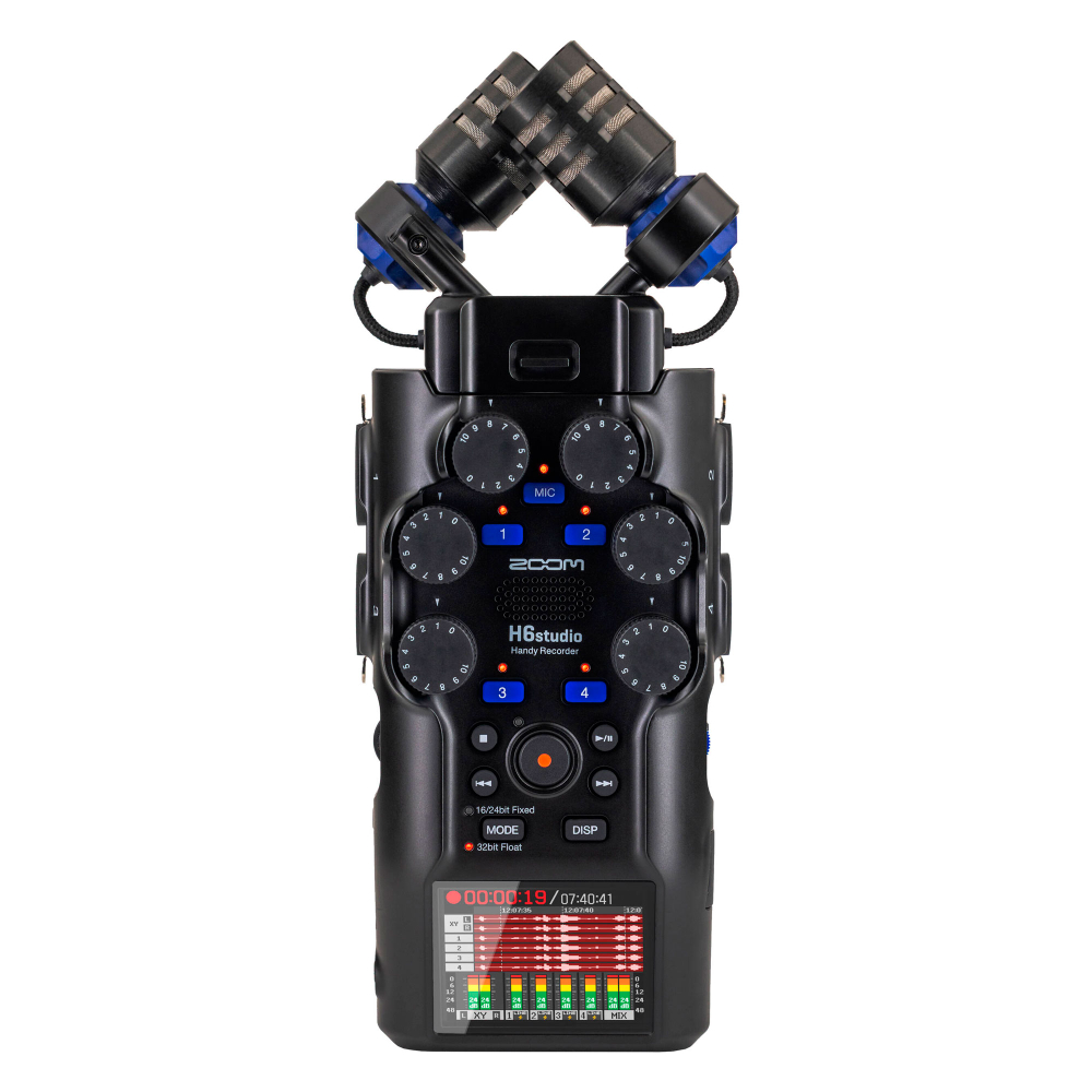 Портативный рекордер Zoom H6studio, 6 каналов, 32 bit Float
