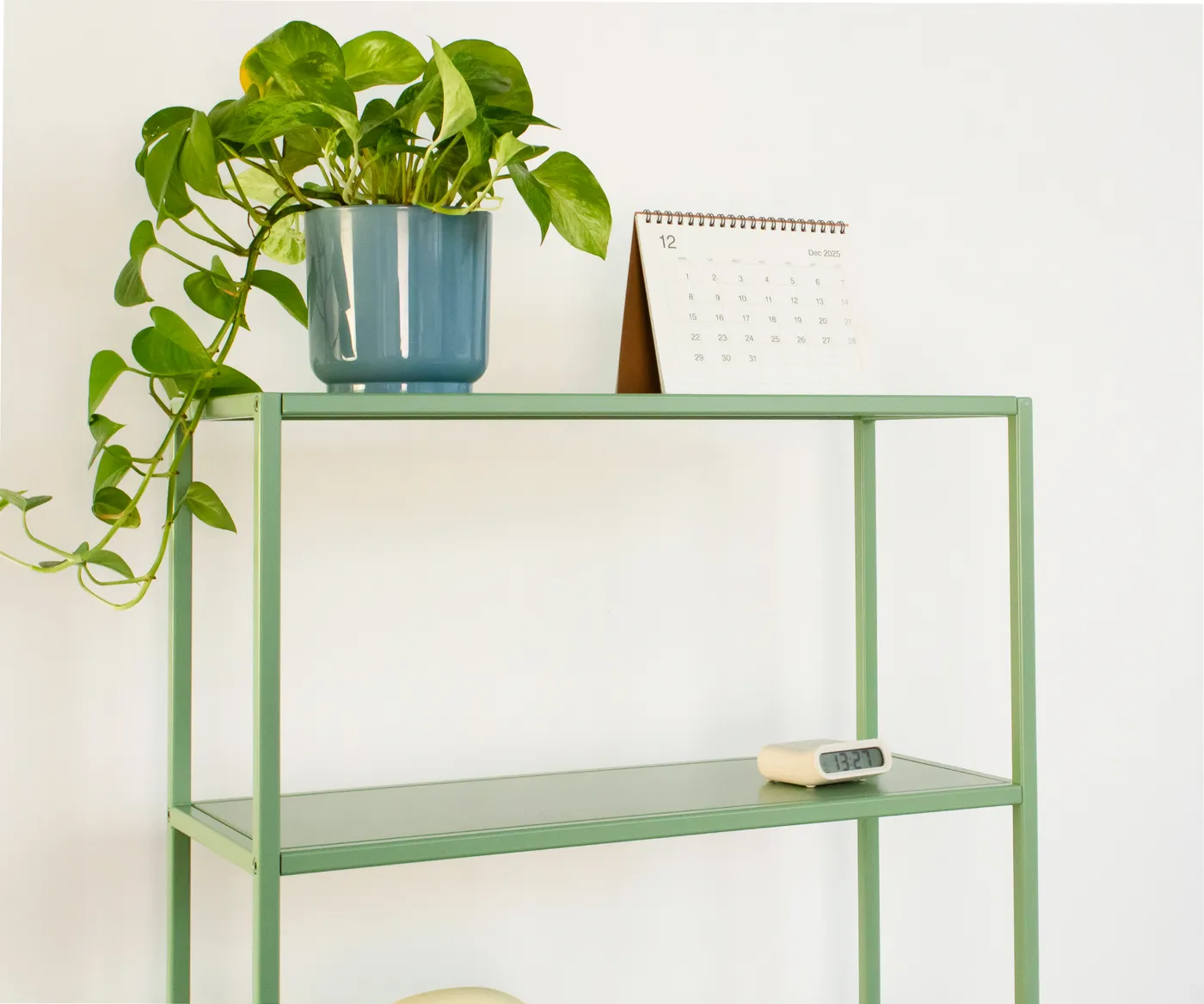 Стеллаж металлический 155х60х25, зеленый