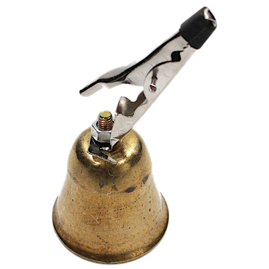 Колокольчик Namazu N-FT-T18 латунь с метал. зажимом Крокодил 1шт