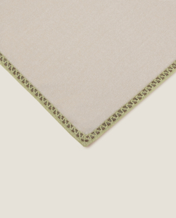 Плед 160х200 Frati Home Soft Bamboo Nocciola бежевый с тесьмой Coco