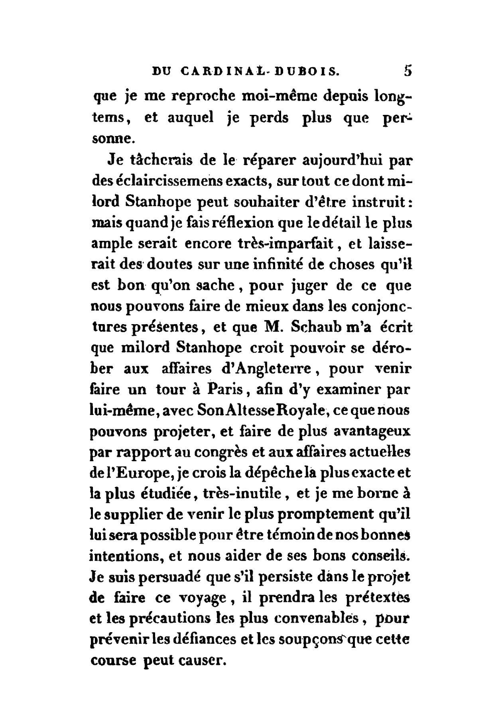 Memoirs of Cardinal Dubois | P L. Jacob