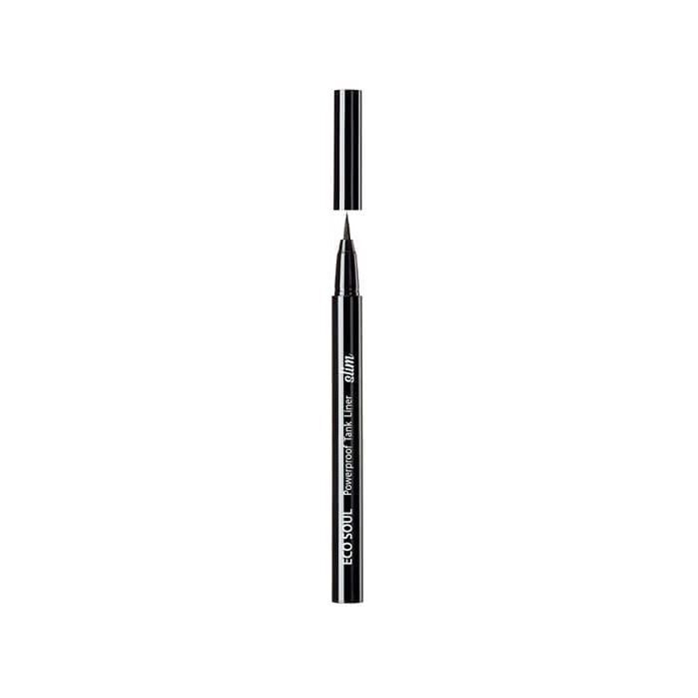 The Saem Eco Soul Power Proof Tank Liner 01 black лайнер-подводка для глаз (тон 01 черный)