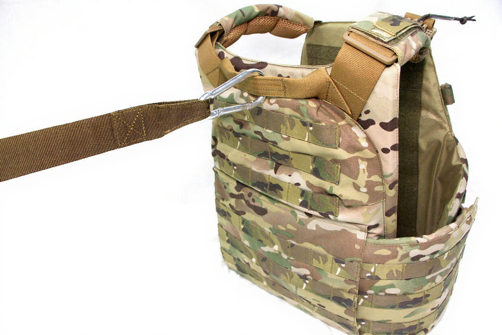 Чехол для бронежилета плитника КРЕПОСТЬ быстросброс слева, MIMICRYA, Cordura 1000D, MULTICAM, L-XL