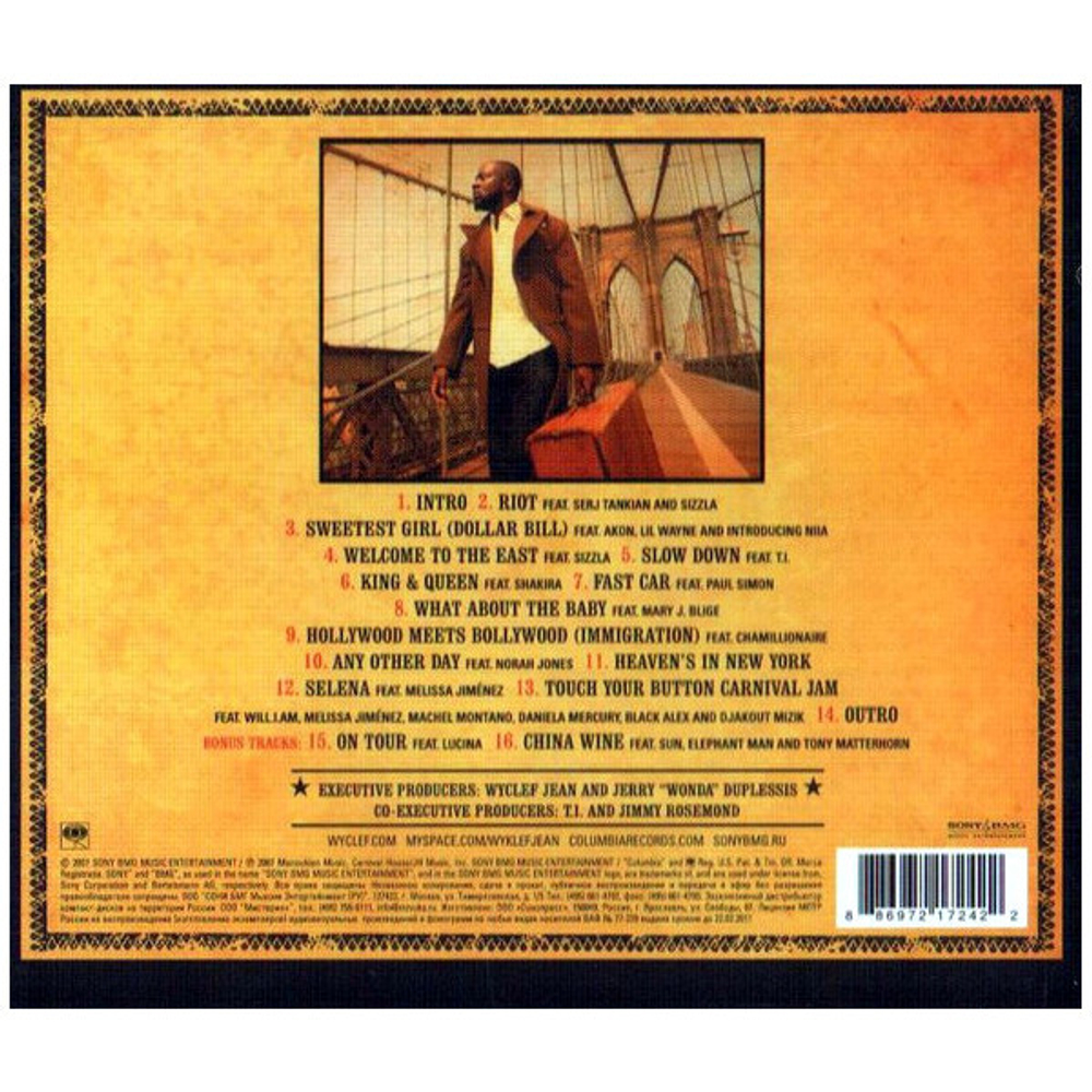 Wyclef Jean / Carnival Vol. II... Memoirs Of An Immigrant (RU)(CD)