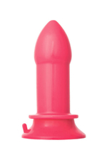 Втулка на присоске Popo Pleasure, (13,5 см) (Цвет: ярко-розовый)
