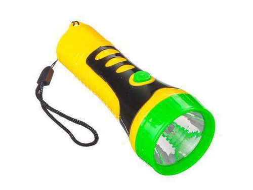 Фонарик мини 1 LED, 1хАА, пластик ЕРМАК 10,6*4см