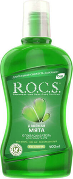 Ополаскиватель для рта ROCS Двойная мята 400 мл