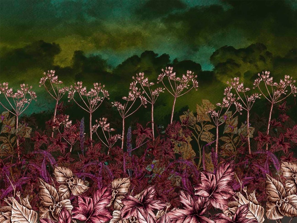 Дизайнерские обои Wall Street Botanica