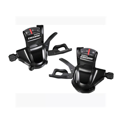 Шифтеры 3х10 скор, DEORE, для крепления к тормозным ручкам, черные, б/уп.