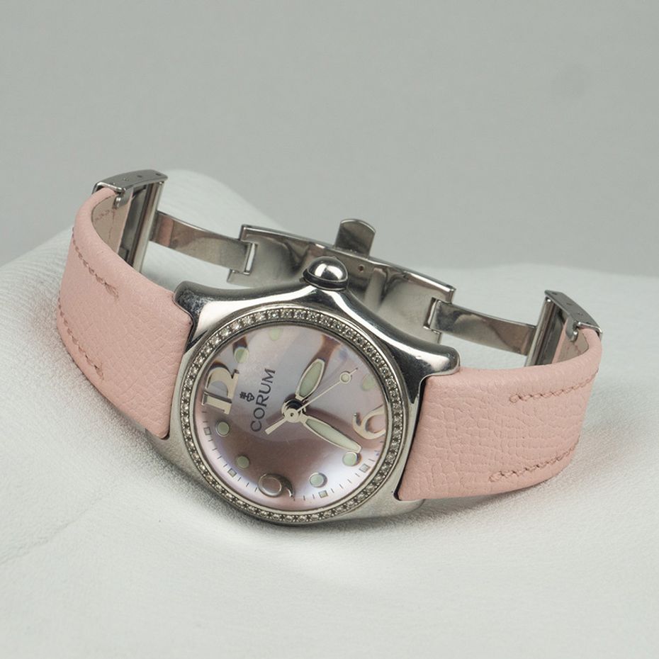 Ремешок для часов Corum Bubble Lady Diamond Mother-of-Pearl