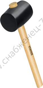 STAYER 340 г, Чёрная резиновая киянка (20505-55)