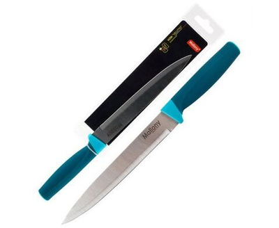 Нож разделочный VELUTTO MAL-02VEL, лезвие 19см, рукоятка софт-тач 5525 Mallony