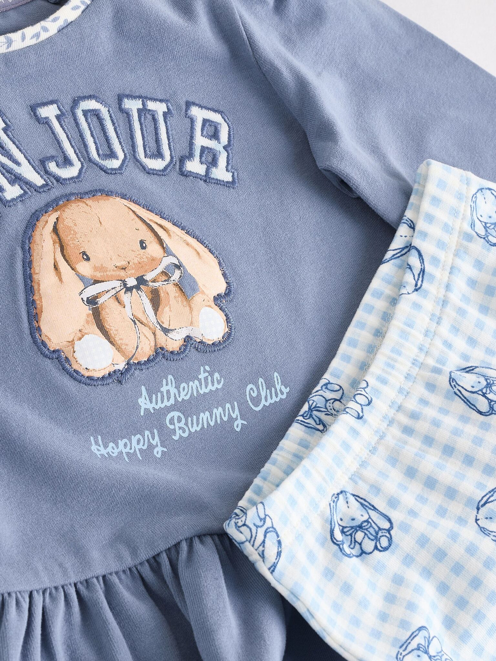 Лонгслив и легинсы в комплекте для малышей Next E66-468, Голубой