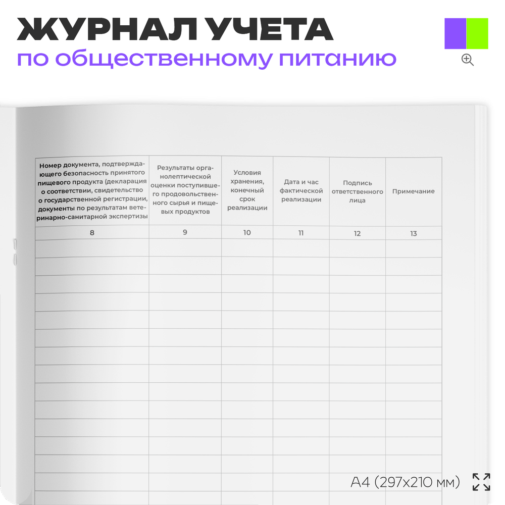Журнал бракеража скоропортящейся пищевой продукции, Приложение №5 к СанПиН 2.3/2.4.3590-20, Докс Принт