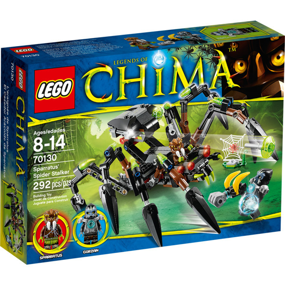 LEGO Chima: Паучий охотник Спарратуса 70130 — Sparratus' Spider Stalker — Лего Легенды Чима