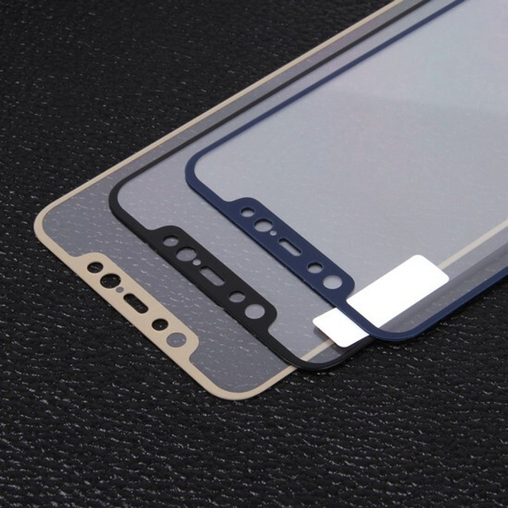 Защитное стекло для Xiaomi Mi8 на полный экран, 009288 Золотой