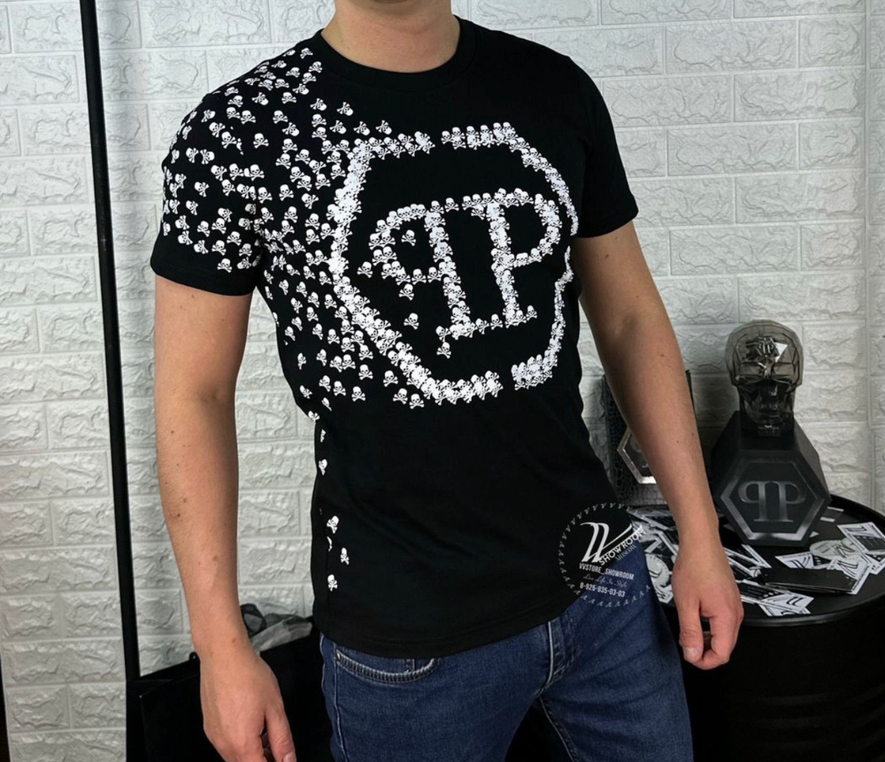 Футболка Philipp Plein Skulls премиум