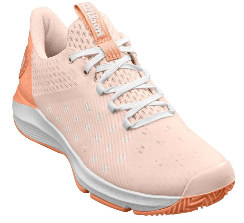 Женские Кроссовки теннисные Wilson Hurakn W - scallop shell/cantaloupe/white