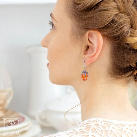 Серьги Сакура