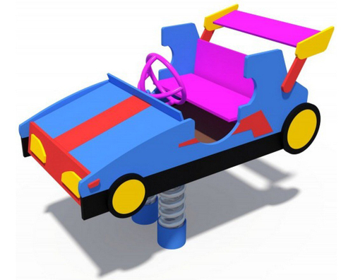 Детская качалка на пружине Гоночный болид ИО 05300