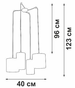 Подвесная люстра Vitaluce V3089 V3089/4S