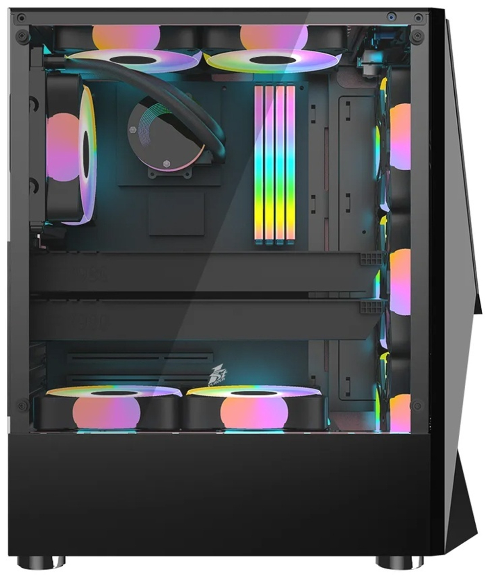 Корпус 1STPLAYER DK-3-BK DK-3-BK-1F5M-2F5S черный