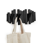 Вешалка настенная UMBRA Picket, 5 крючков, черная