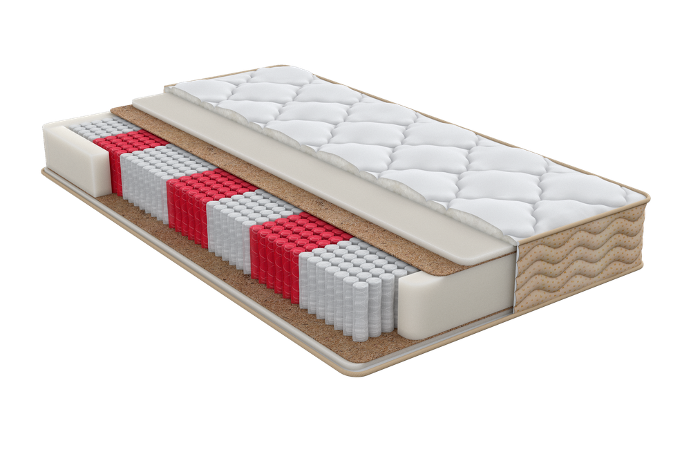 Матрас анатомический Norma, пружинный, средняя/выше средней жесткости 160х190