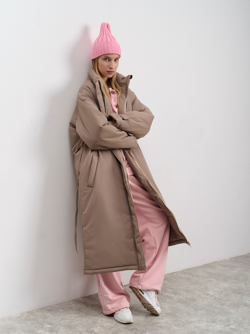 Пальто женское демисезонное "Ливерпуль" бежевый