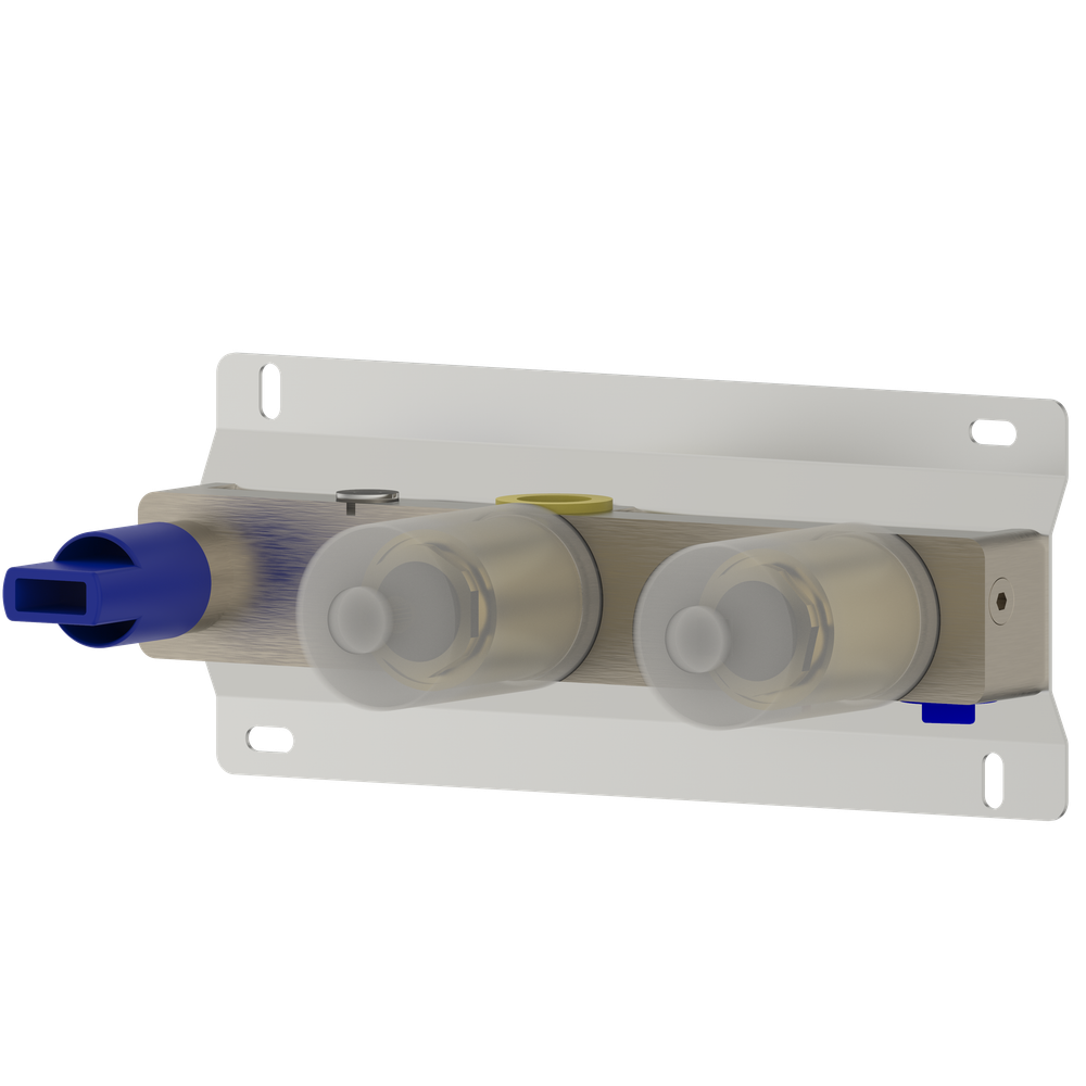 C35.0023.PIT /C35.0055.PIT /X35.0023.PIT/QUA.0015.PIT Встраиваемая часть HAPA смесителя для душа на 2 режима с ручным душем (цвет - универсальный)