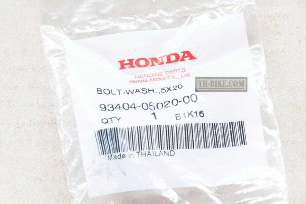 93404-05020-00. BOLT-WASHER, 5X20