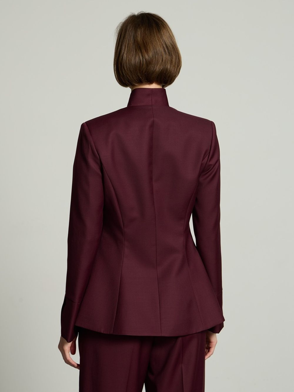 Жакет Каролина Бордо шерсть