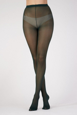 Набор из 2 пар нейлоновых колготок (Размер: XL) (Цвет: черный)